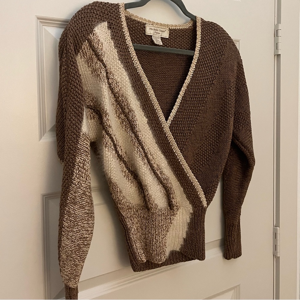Michelle Stuart Petite Vintage Wool Mix Sweater - Small
